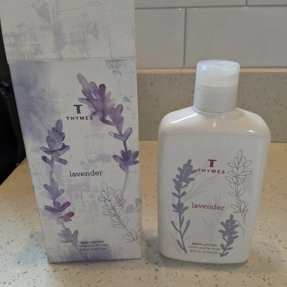 Lavender Floral White and Purple Moisturizer